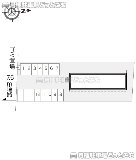 塩尻市広丘高出西村1842－1の月極駐車場2