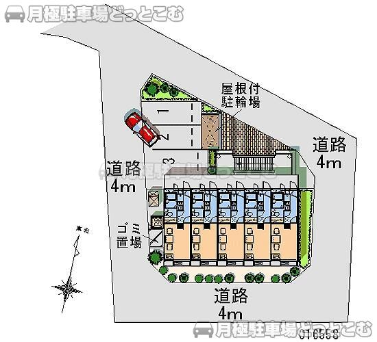大和市林間1－16－17の月極駐車場2