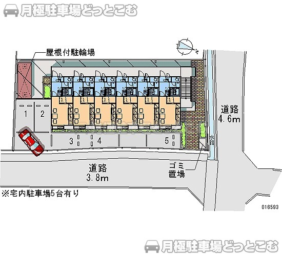御坊市湯川町小松原645－8の月極駐車場2