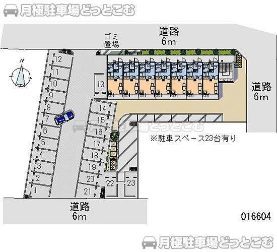 東松山市砂田町12－4の月極駐車場1