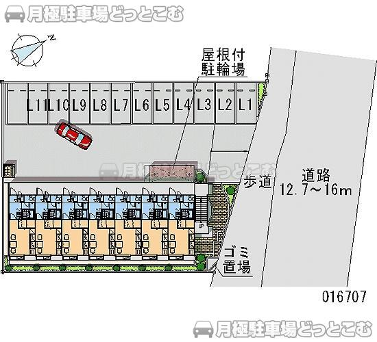 成田市並木町219－199の月極駐車場2