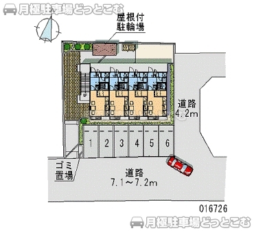茂原市大芝二西割539－6の月極駐車場2