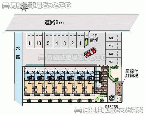 菊川市加茂1051の月極駐車場2