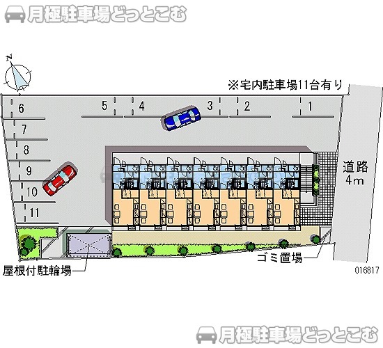 塩尻市宗賀平出145－3の月極駐車場1