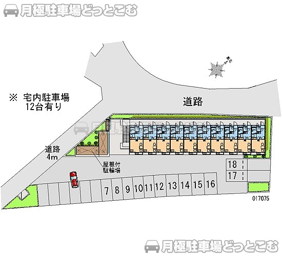 平塚市広川327－1の月極駐車場1