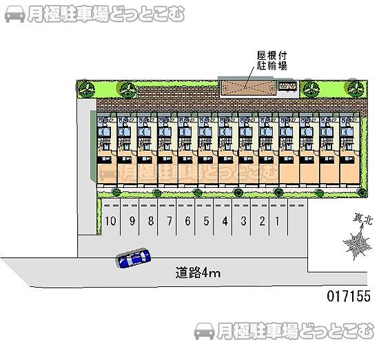 焼津市小屋敷184－3の月極駐車場2