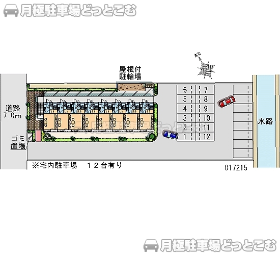 佐伯市10370の月極駐車場2