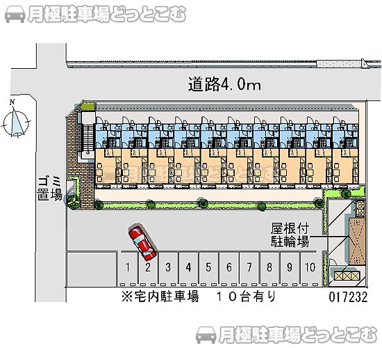 有田市宮崎町148－2の月極駐車場2