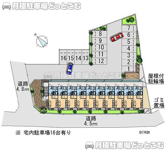 小美玉市羽鳥2352－52の月極駐車場2