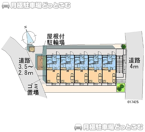 茅ヶ崎市南湖1－2－22の月極駐車場1