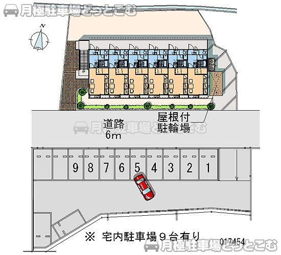 甲斐市竜地3785－1の月極駐車場1