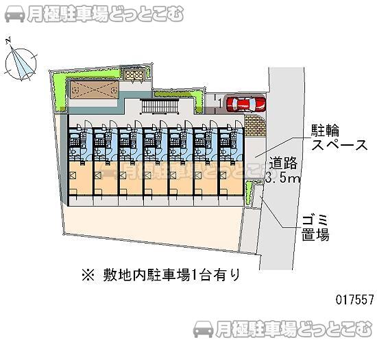 大阪市住吉区我孫子4－13－5の月極駐車場2