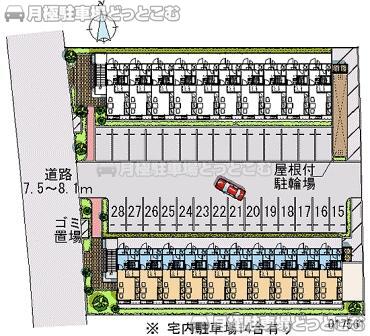 姫路市西今宿8－1－30の月極駐車場2