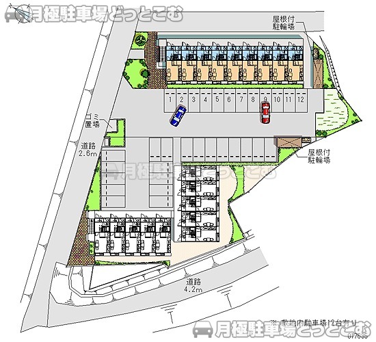 伊万里市立花町金谷3538－1の月極駐車場1