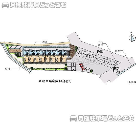 高松市屋島中町475－1の月極駐車場1