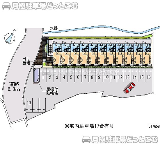富士宮市小泉706－3の月極駐車場2