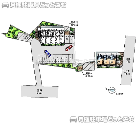 春日井市穴橋町1428－1の月極駐車場2
