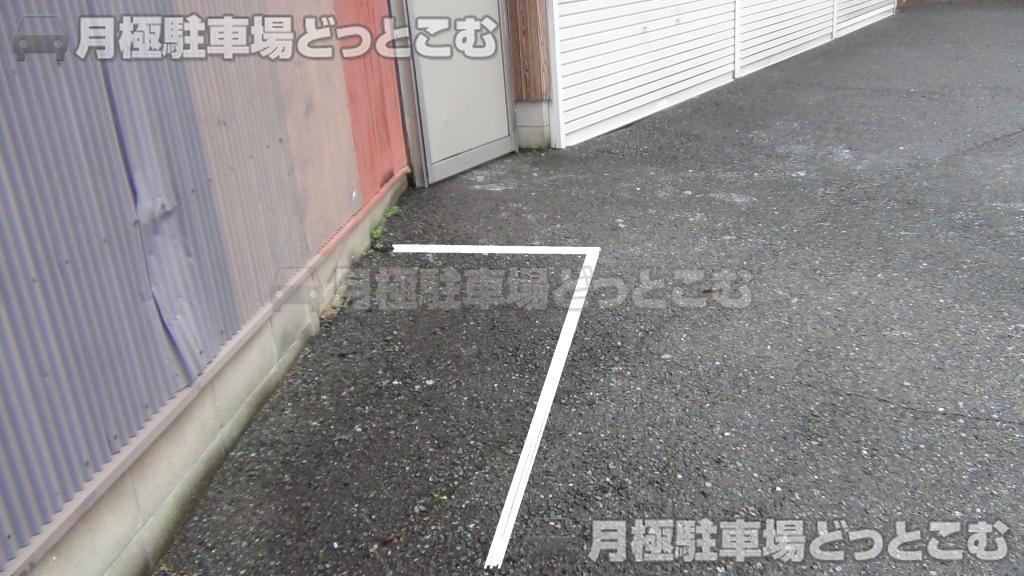 北九州市八幡東区帆柱4丁目9-2の月極駐車場2