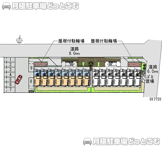 千葉市中央区蘇我5－39－7の月極駐車場2