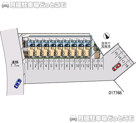 富士市大渕200－33の月極駐車場2