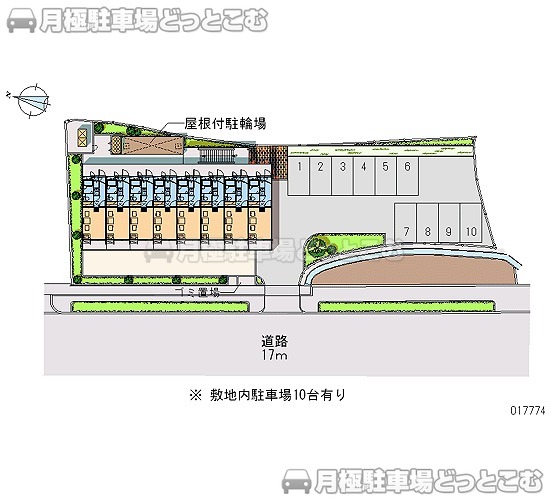堺市中区深井中町3208の月極駐車場1