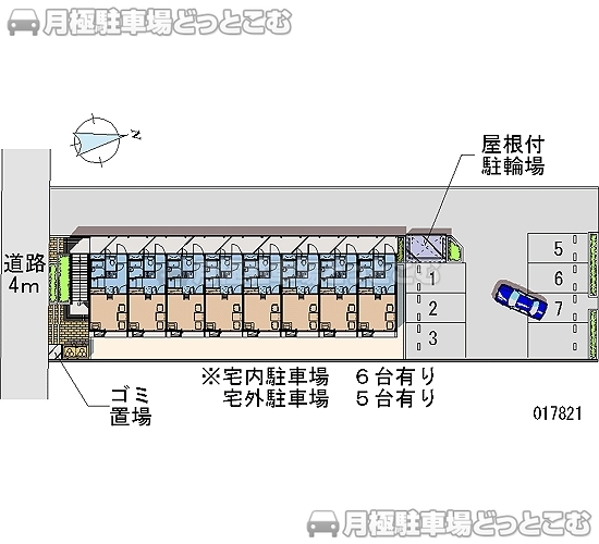 見附市本町2－12－20の月極駐車場2