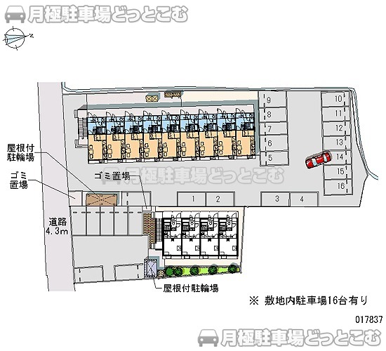 安曇野市豊科1026－1の月極駐車場1