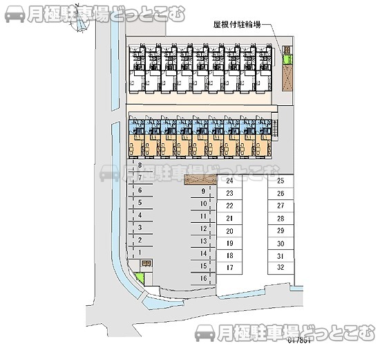 高松市川島東町486－2の月極駐車場2
