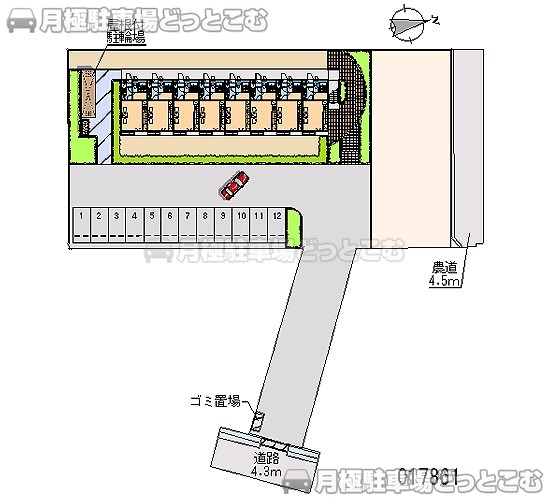 伊万里市二里町八谷搦868の月極駐車場1