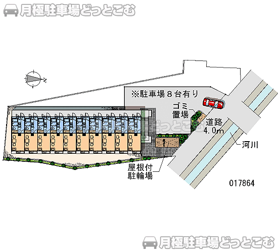 川崎市高津区北見方1－7－30の月極駐車場1