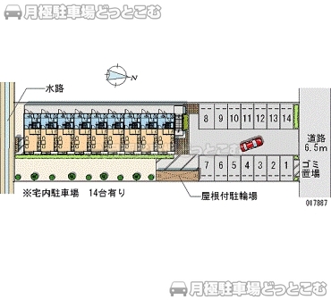 茂原市下永吉187－2の月極駐車場2
