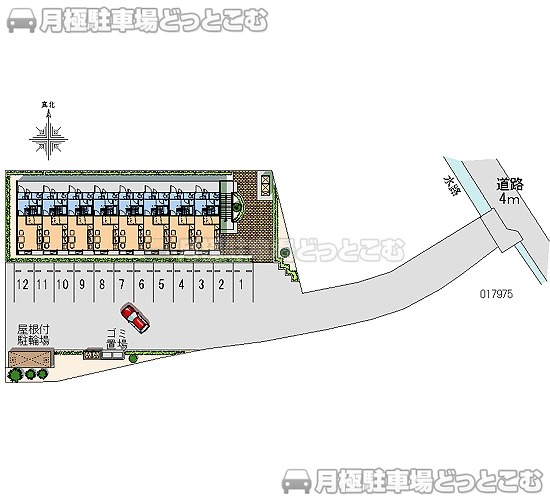 裾野市佐野1204－4の月極駐車場1