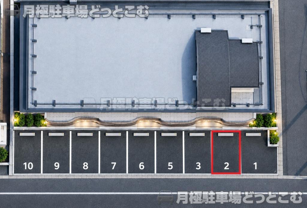 松戸市東平賀599-1の月極駐車場1