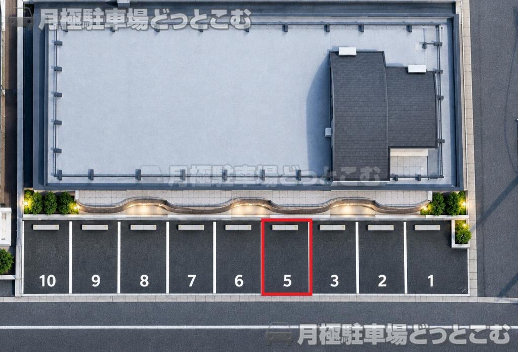 松戸市東平賀599-1の月極駐車場1