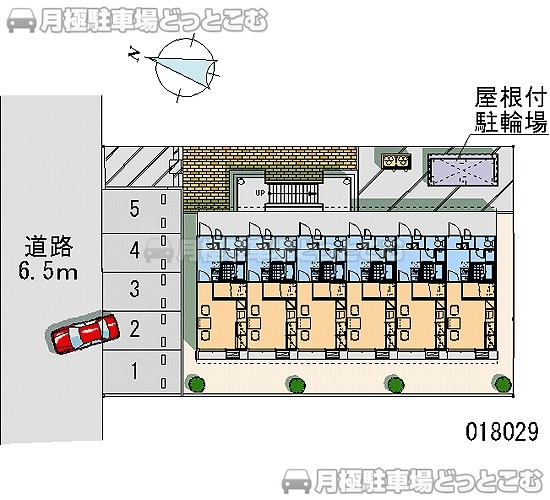 青森市浜館4－7－6の月極駐車場2