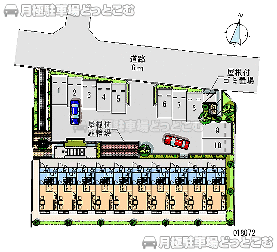さいたま市北区宮原町1－824－1の月極駐車場1
