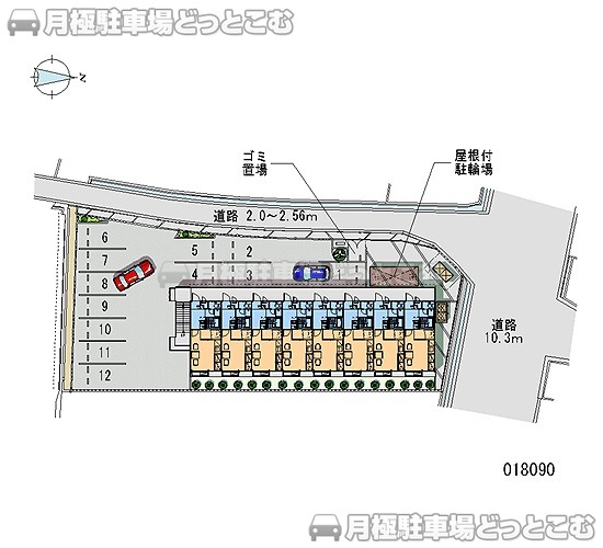 紀の川市西大井413－1の月極駐車場1