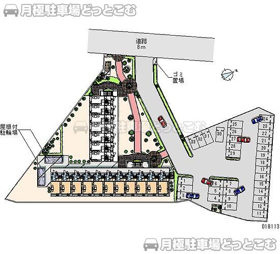 長岡市上除町甲2316－2の月極駐車場2