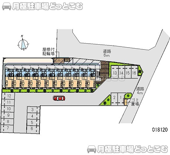 下都賀郡壬生町安塚1026－1の月極駐車場1