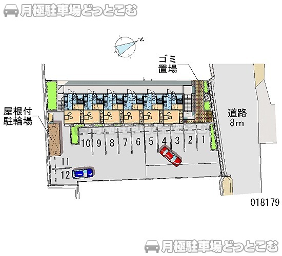 姫路市白国5－11－20の月極駐車場1