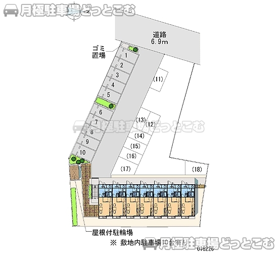 旭市ロ408－6の月極駐車場2