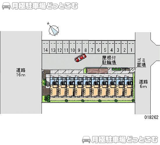 市原市五井西1－11－16の月極駐車場2