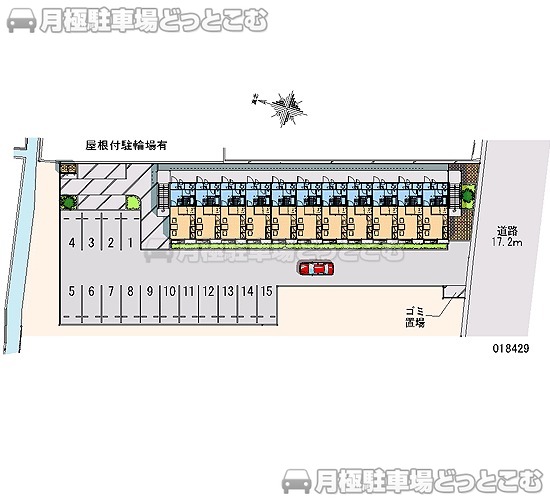 香美市土佐山田町秦山町3－3－8の月極駐車場1