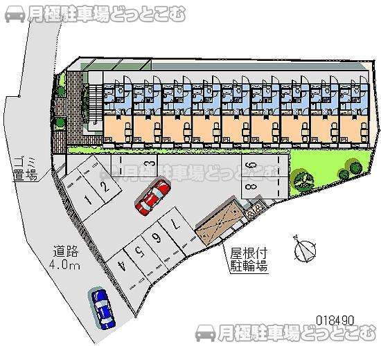 常滑市広内14－1の月極駐車場2