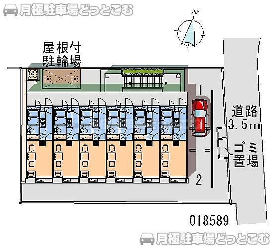 伊勢原市桜台5－5－4の月極駐車場2