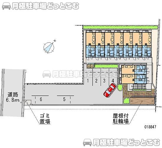 泉佐野市日根野5905－2の月極駐車場2