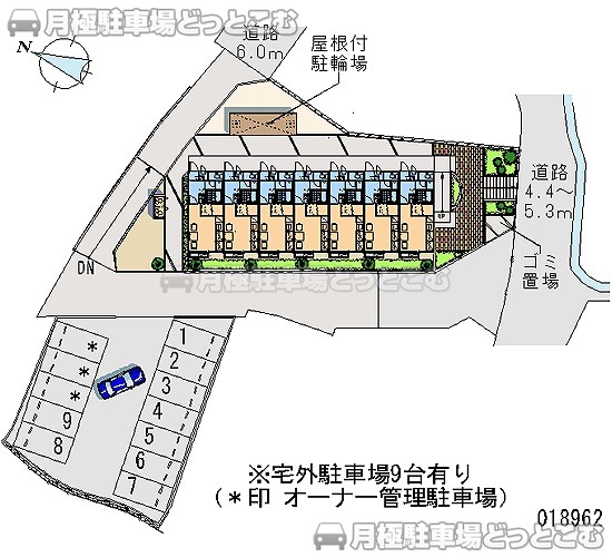 佐世保市原分町388－1の月極駐車場1