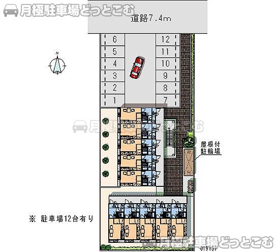 湖西市新居町新居2722の月極駐車場2