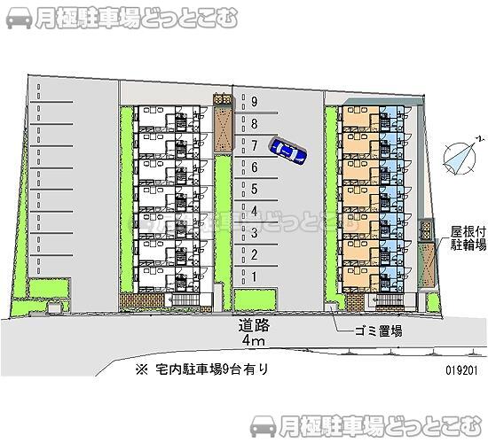 加古川市尾上町長田110－1の月極駐車場2