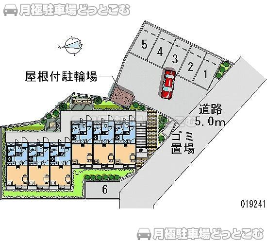我孫子市中峠台3－3の月極駐車場2